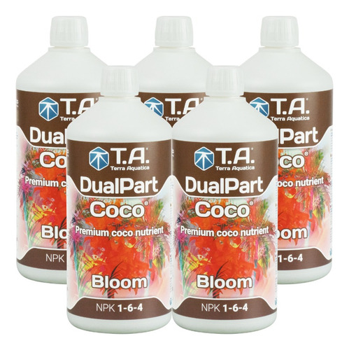 Fertilizante Dualpart Coco Bloom 5l Flora Coco Gh Base 1l