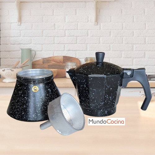 Imagen 5 de 10 de Cafetera Italiana ( Moka ) (espresso) 6 Tazas