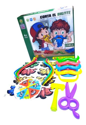 Juego De Mesa Corta El Bigote Entretenido Juego Familiar