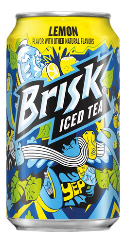 Brisk Ice Tea Limon Lipton 24pk Importado Usa