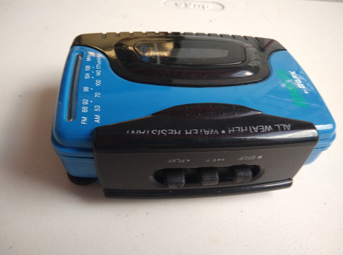 Walkman Cassette Azul (Usado)