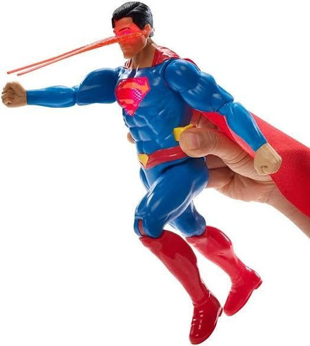 Shazam Golpe Relámpago Y Superman Poder Kriptoniano Figuras