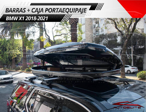 Imagen 8 de 10 de Barras Y Caja Portaequipaje 520 Lts Bmw X1 2018-2021 Torus