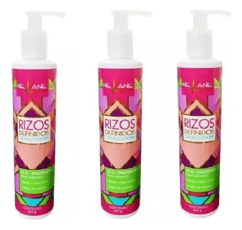Nekane Crema Para Rizos Kit 3 Piezas 300 G