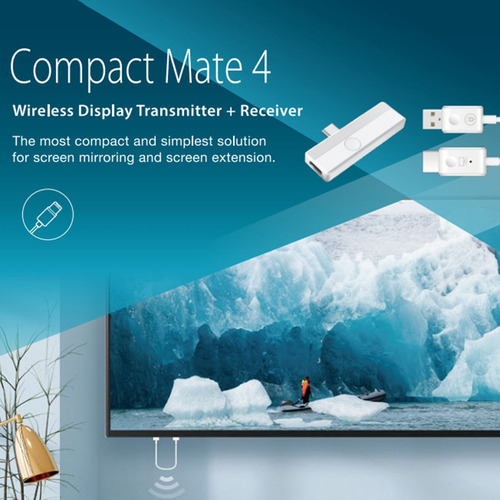 Adaptador De Pantalla Inalámbrico Usb C A Pantalla Compatibl