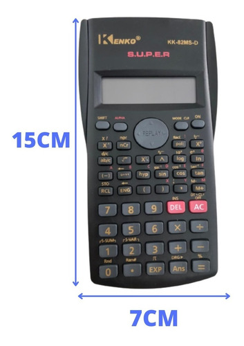 Calculadora Cientíica Kenko Kk-82ms 240 Funciones A Pilas