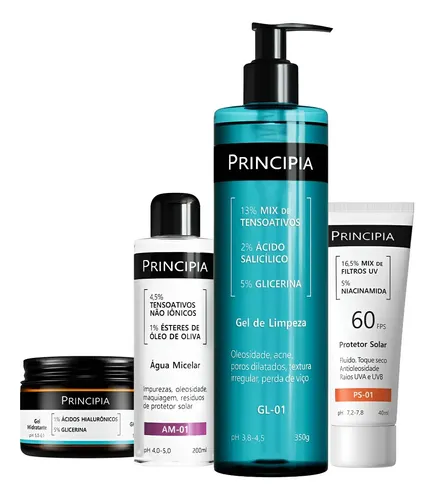 Principia Kit Essencial Água Micelar Todo Tipo De Pele Dia/noite - R$ 148,74