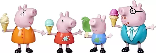 Peppa Pig - Dia De Sorvete Com A Família Pig - F3762 - Hasbro