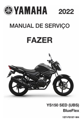 Manual De Serviço Yamaha Fazer 150 2022