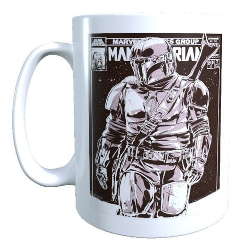 Tazon Diseño 1 The Mandalorian Star Wars Pelicula Serie