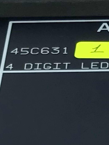 Reliance Electric 45c631 Display Module 802826-1r 1 (Usado)