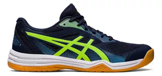 Zapatillas Asics Upcourt 5 Midnight/hazard Green Hombre