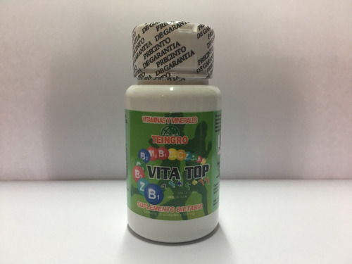 Vitaminas: Vita Top (complejo B, C, Calcio Magnesio Zinc)