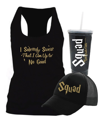 Kit Despedida Soltera De Harry Potter 1 Playera/termo/gorra