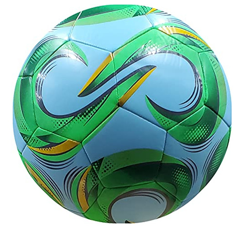 American Challenge Kreis Soccer Ball (sky Blue/lime, 4)