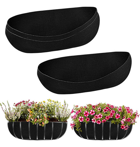 3pcs Planter Basket Liners Breathable Foldable 24inch
