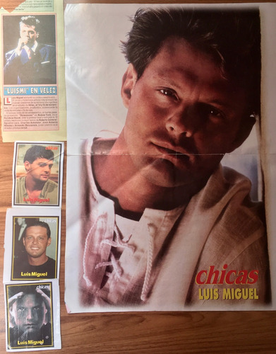 Luis Miguel - Poster Y Recortes De Revistas 95-2000