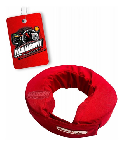 Protetor Cervical - Sport Machine - Arrancada - Kart - Drift Cor Vermelho