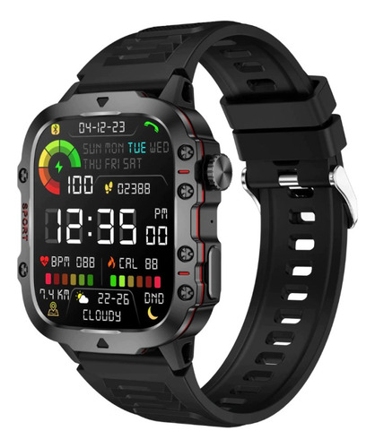 Reloj Inteligente Qx11 Smart Watch Sumerg. Outdoor Mensajes Negro Mesh Negro Negro