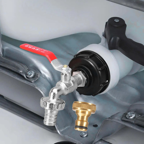 Cx Accesorios Del Adaptador Ibc Tote For Ibc Tote Brass