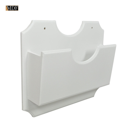 Kit 48 Porta Cartas 24x19x5,5 Mdf 6mm Madeira Pintado Cor Branco