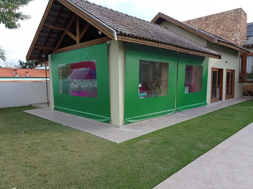 Toldo Retrátil Completo Com Tubos - Sob Medida 3,10 X 2,50 Cor Verde com visorverde