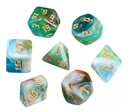 4 X 7 Peças De Dados Multiface, Conjunto De Dados