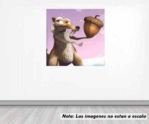 Vinil Sticker Pared 50 Cm. Lado Baby Scrat Modld0041