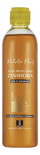 Aceite Bronceador Zanahoria Spf4 Natali - Ml A $146