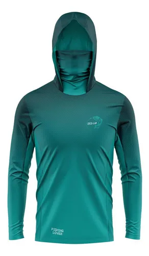 Sudadera Transpirable Con Protección Uv Y Capucha De Pesca