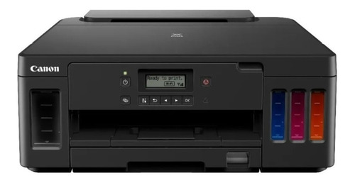 Imagen 1 de 4 de Impresora a color simple función Canon Pixma G5010 con wifi negra