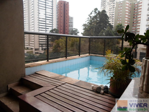 Imagem 1 de 15 de Morumbi-penthouse Com Piscina E Churrasqueira - Nm3198