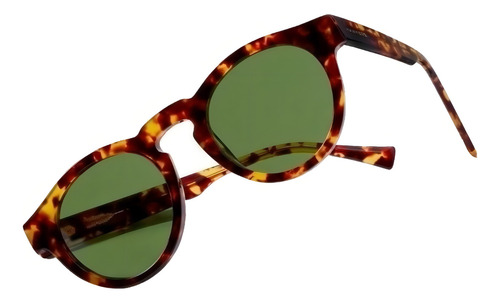 Óculos de sol Hawkers Lifestyle G-List desenho Verde armação havana y lente verde-garrafa