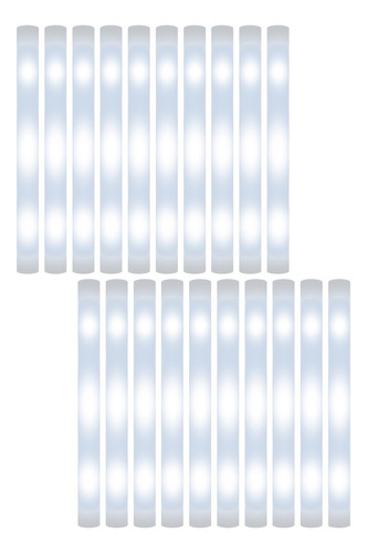 Barras Luminosas Led, Barras De Espuma Iluminadas 20 Piezas
