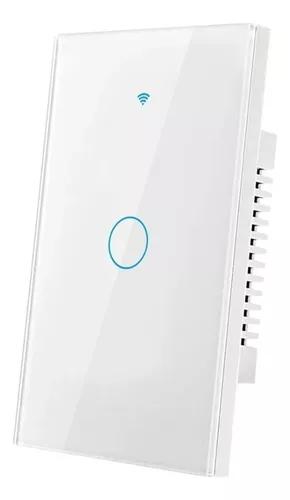 Interruptor Inteligente Wifi Táctil Blanco Con o Sin Neutro
