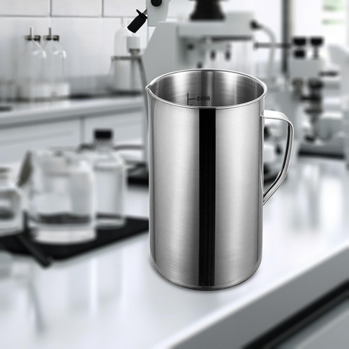 Taza Medidora De Acero, Taza Medidora De Laboratorios,