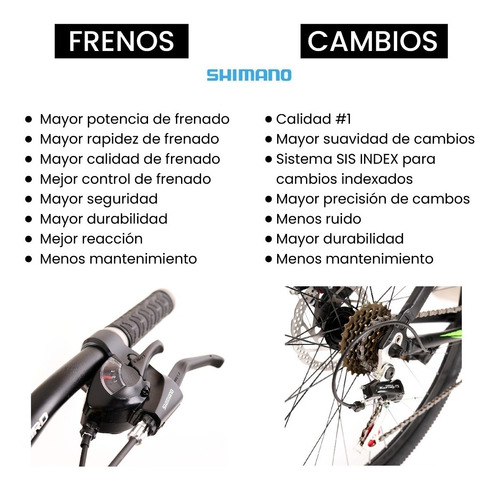 Imagen 6 de 9 de Bicicleta Mtb Firebird Aluminio R29 21v Shimano Susp Bloqueo