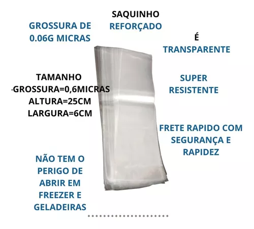 Saquinho Sorvete Chup Chup Gourmet 06X23 - Pacote com 100 unidades