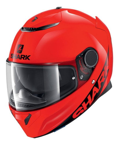 Casco Integral Para Moto Shark Spartan 1.2 Blank Rojo