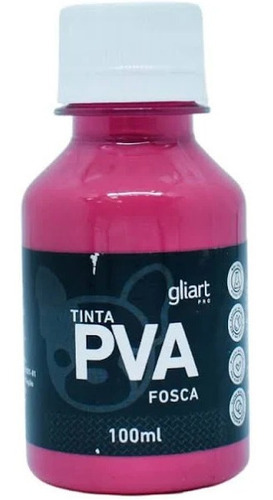 Tinta Pva Fosca Gliart 100ml Cor Pink