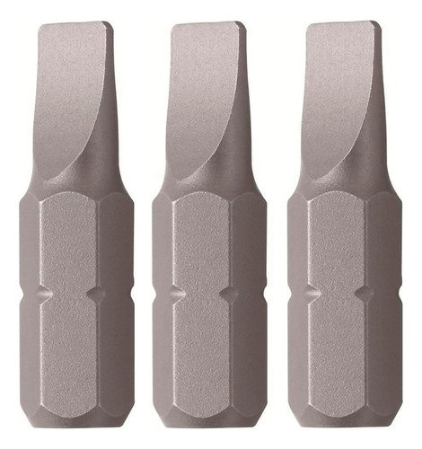 Pacote C/ 3 Pcs Bits Fenda 25mm Sl0.6x4.5 Makita B-23525