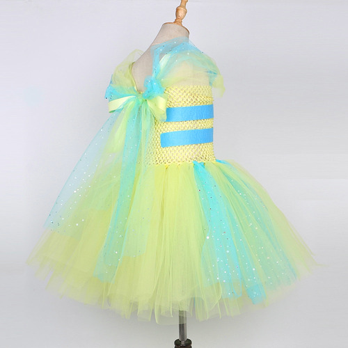 Vestido Tipo Tutú Flounder Clownfish Para Niñas Con Temática