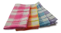 Comprar Set X 4 Repasadores De Cocina 60x38 Cm Varios Diseños Color Varios Cuadros