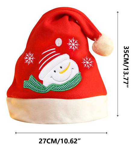 Gorro De Navidad Gorro De Papá Noel Gorro Navideño Para Adul