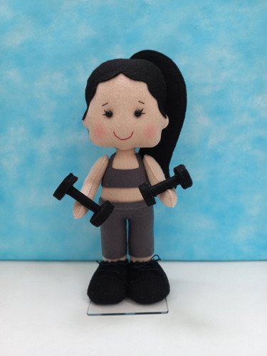 Boneca Personagens Professora Academia Em Feltro Personal
