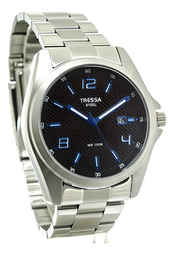 Reloj De Hombre Tressa Trevor Acero Wr100 Mts