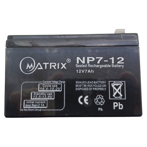 Bateria Recargable 12v - 7 Ah Nuevas-ups