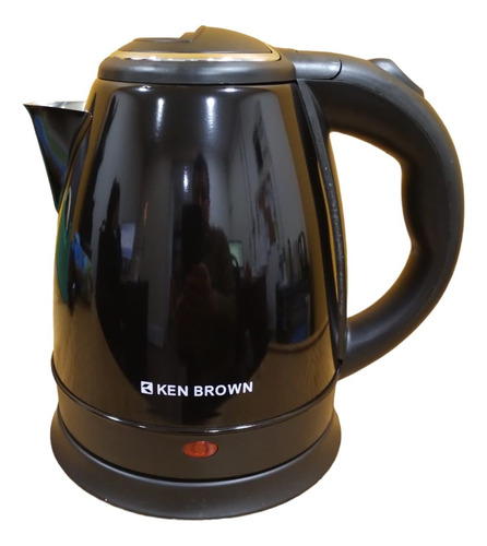 Pava Eléctrica Ken Brown 1,5lts Inox Negro Je-1256