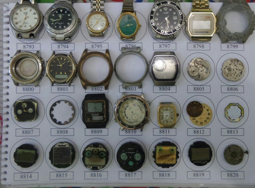 Lote 32 Sucatas Casio E Outros- Máquina Do Tempo