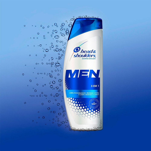 Kit Head & Shoulders Shampoos Men 3 Em 1 200ml